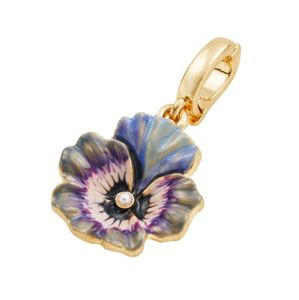 Hovedbilde Fable Pansy Gold Charm – 22k Gullbelagt ...