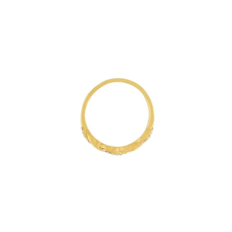 DANSK Joy Vanntett CZ Ring – Gullbelagt Eleganse fra Dansk Copenhagen