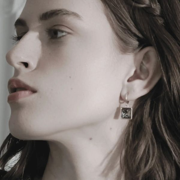 DANSK Audrey Black Diamond earrings