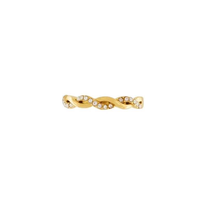 DANSK Joy Vanntett CZ Ring – Gullbelagt Eleganse fra Dansk Copenhagen