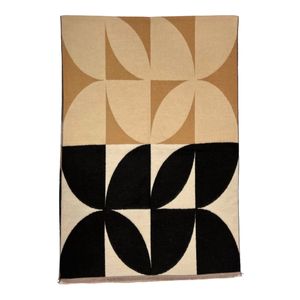 Hovedbilde Retro Abstrakt svart skjerf