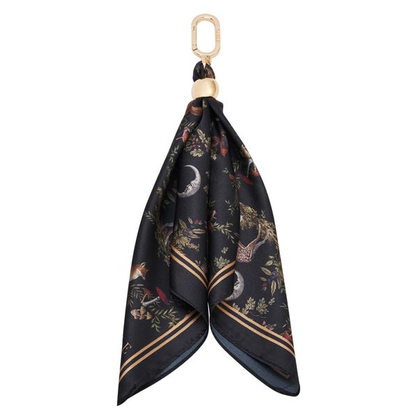 Fable England Black Into the Woods Scarf Bag Charm – Skjerf og veskecharms